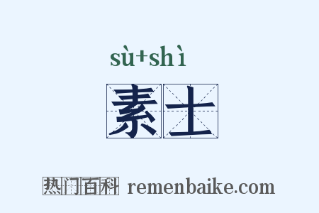 素士是什么意思的图片